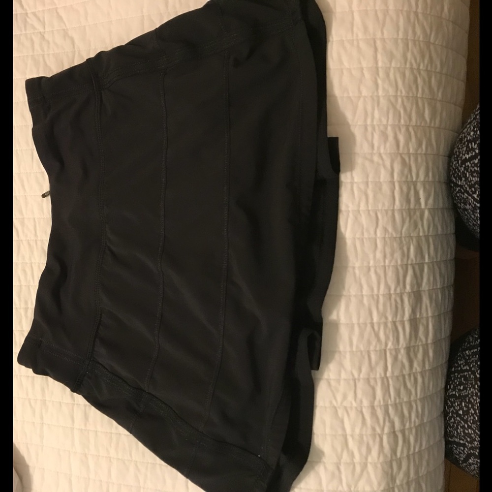 Black lululemon tennis skirt